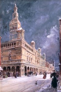 Madison Square Garden, New York, 1895 by William Louis Jnr. Sonntag